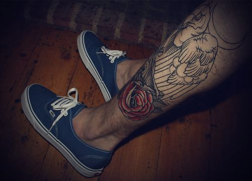 calf tattoos for guys