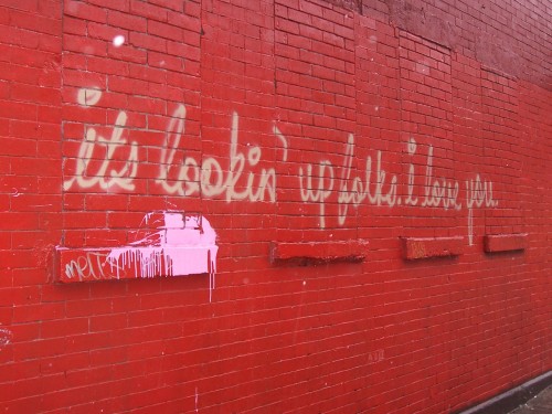 i love you graffiti. love you graffitii love
