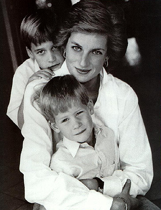 prince william and prince harry young. England#39;s Rose. A picture of