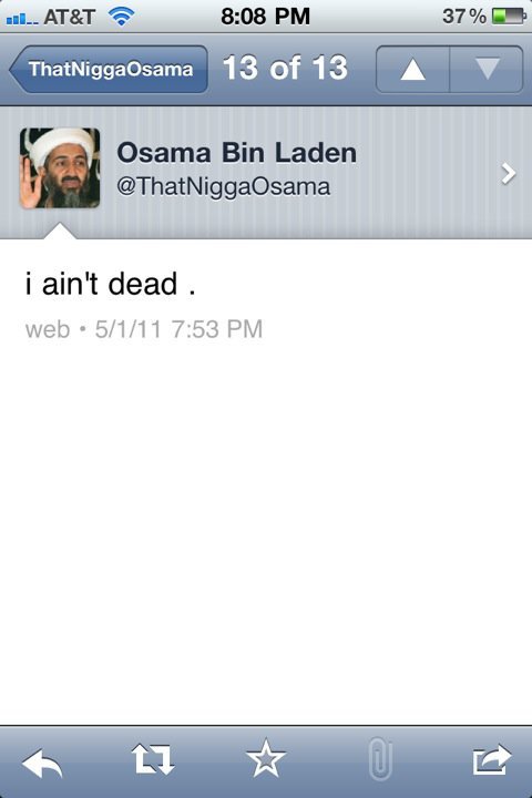 Osama Bin Laden Death 2011. Osama Bin Laden Death 2011.