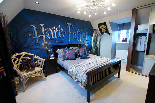I would love to have a room like this but sorry. I just can&#8217;t take Dumbledore watching me as I dress up.