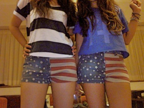 katy perry american flag shorts. forever reblog american flag