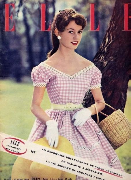 ineveryending Brigitte Bardot Elle Magazine August 17 1953 This is one