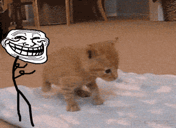 trollfacecomic:

Trollface - Problem Kitty?
