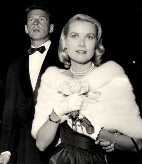 Grace and Jean Pierre.(Cannes,1955)