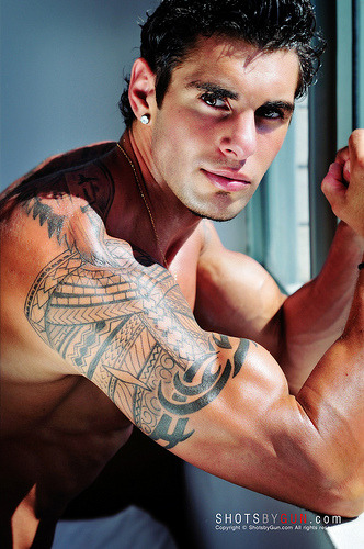 muscle tattoos. via muscle-love