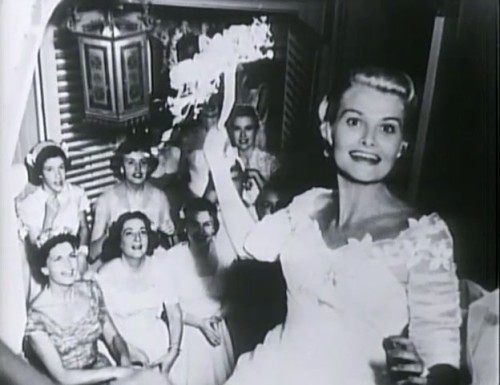 Grace at the Lizanne’s wedding,1955.