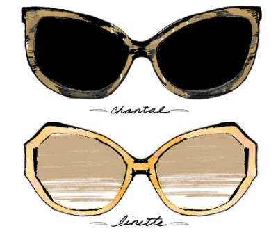 Fashion Sunglasses Blog on La Rue   Nice Kate Spade Sunglasses Illustration