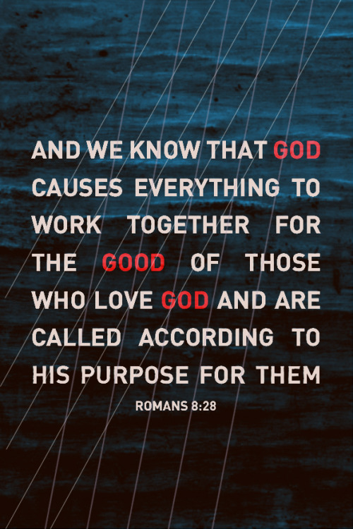 A great new design for Romans 8:28 - designed by Kassandra Wright (@kassandrasophia)