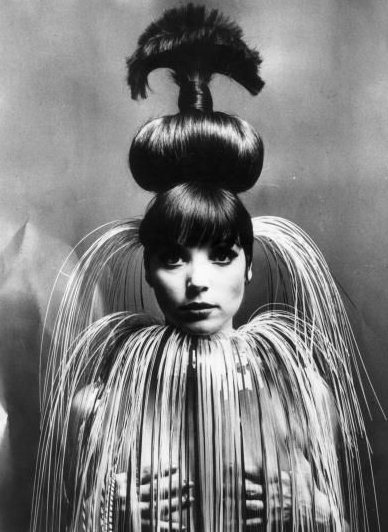 Elsa Martinelli and her volcanic updo