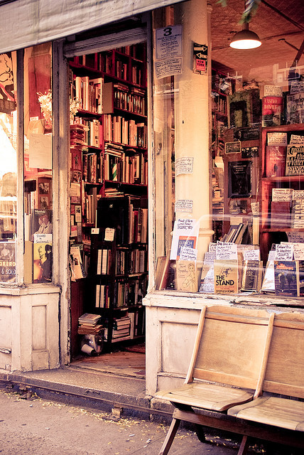 hamadryads:</p>
<p>Greenwich vintage bookstore (by Asen Todorov)<br />
