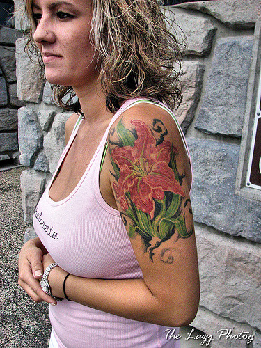 Tagged with tattoo tattoos tattooed arm color colour women woman 