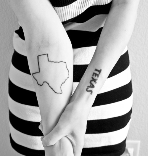 These are my redundant Texas tattoos Texas is such a convoluted mixedup 
