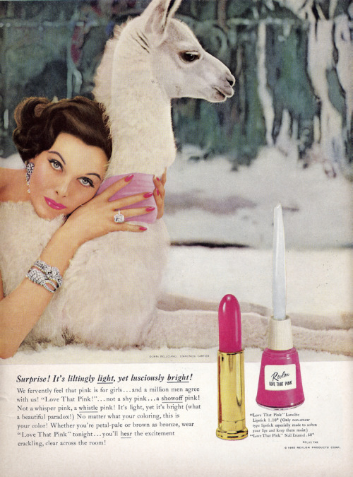 pink nail polish 1950s
