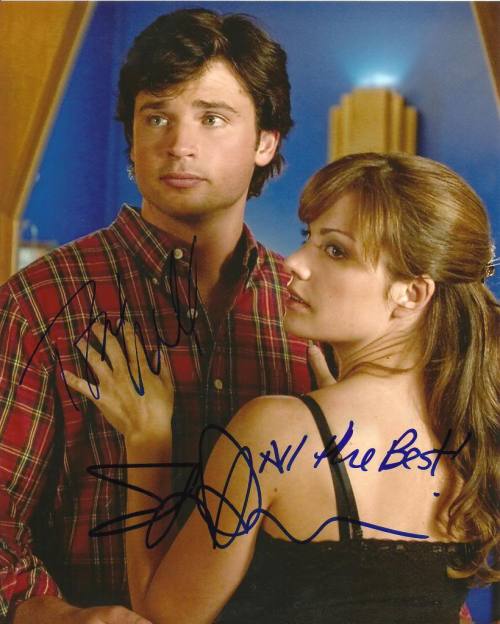 autographs Tom welling Erica durance