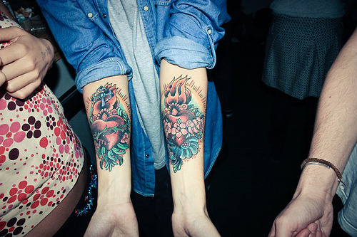 inner arm tattoos for men