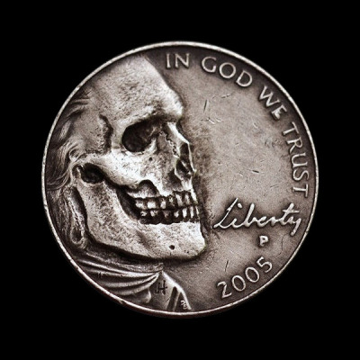  : skull nickels by