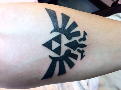 My boyfriend 8217s triforce tattoo Submitted with permission Done at