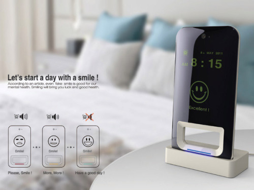 sertanejo:

Um despertador que só desliga se você sorri para ele.
