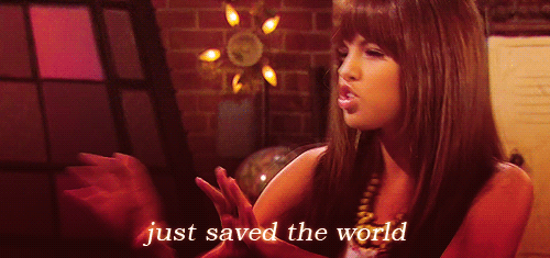 
oh yeah bebe, you will save the world . 
