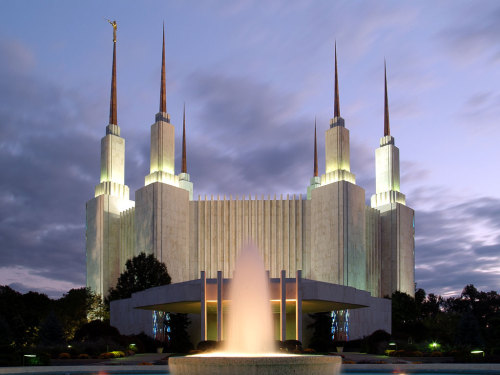 Washington DC LDS Temple Photo by Aaron Nuffer 