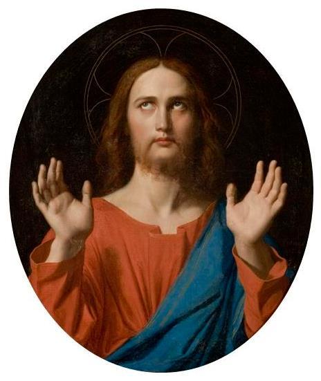 ” Jesús después de hacer un mate ” (Jesus raise the roof) Dominique Ingres