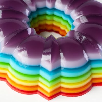 Test Kitchens on Rainbow Jello  Omg  Omg   Via Jelly Shot Test Kitchen  Rainbow Rda