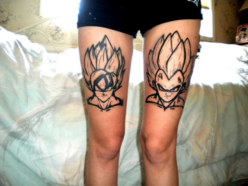 Filed under DBZ DBZ tattoo Dragonball Z Goku tattoos vegeta anime