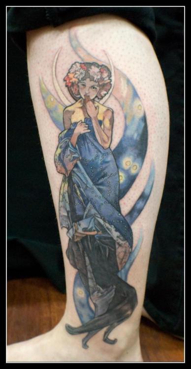 Tagged as tattoo moon tattoo
