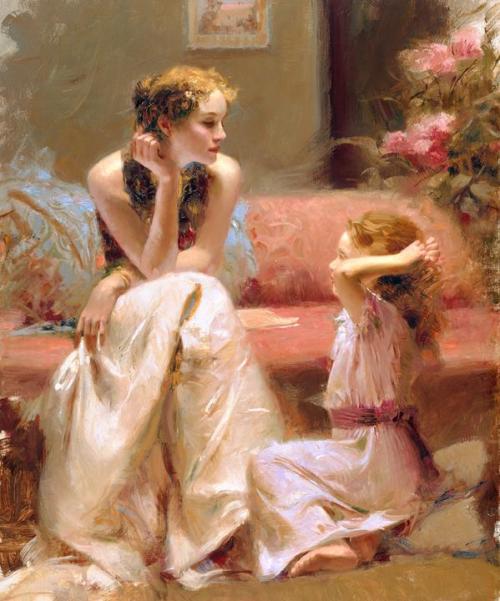 Think of You: (by Pino Daeni)
