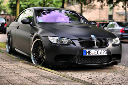 Matte black BMW M3 Convertible E93 Source andrewguzman Comments