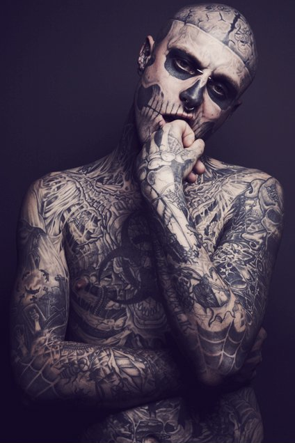 Tagged tattoos zombie man rick genets Source carabearaaubuntu