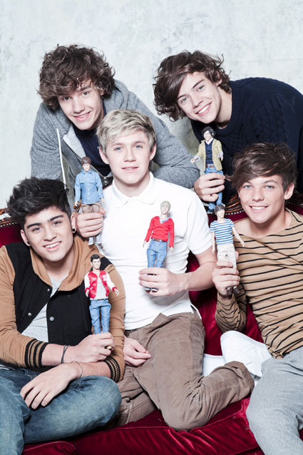 One Direction and their dolls