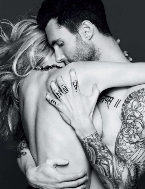 Tagged Vogue Russia Vogue tattoo tattoos adam levine Anne Vyalitsyna