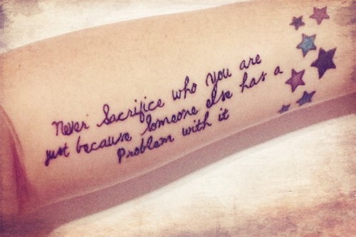 Tagged as tattoos tattoo quotes life quotes life imperfections love quotes 