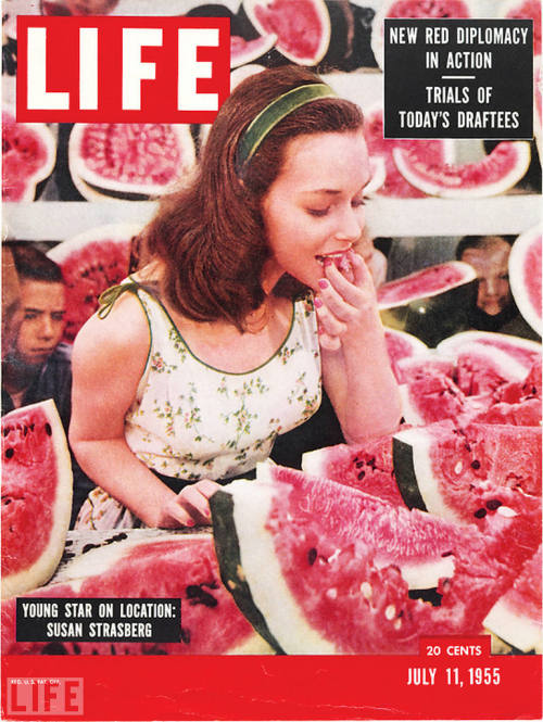 This July 11 1955 LIFE cover with actress Susan Strasberg is not only user 