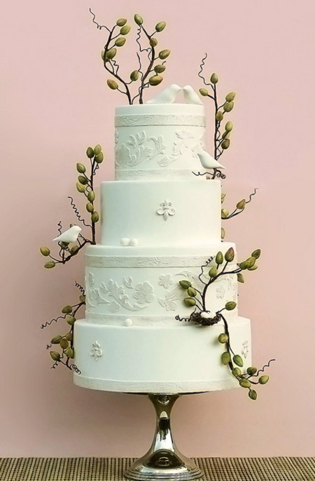 Olive Tree Wedding Cake