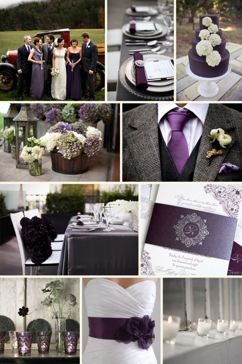 I lovelovelove purple and grey together I hadn 39t considered this at 