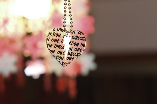 One Direction necklace pendant