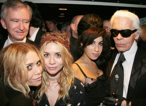 Bernard Arnault, the Olsen twins, Amy Winehouse and Karl Lagerfeld