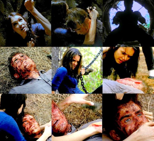 readyforthegood:

19. Favorite Elena saving Stefan moment:

Oh God, Stefan! I’ve got the stone, Stefan. Stefan, it’s gonna be okay, everything’s gonna be okay.

I love this moment. She saves him, she gives her own blood to  make him better and everything. But what I love the most is her face.  She is so worried about him. When she see him in the well, how he look  like, how hurt he is, she is so worried. Her face when she get out of  the well, the way that she just throws  her body to the floor to be  close to him, to see  if he is fine. The preoccupation on her voice. And  the way she says ‘everything is gonna be ok’. I love. Is amazing.
