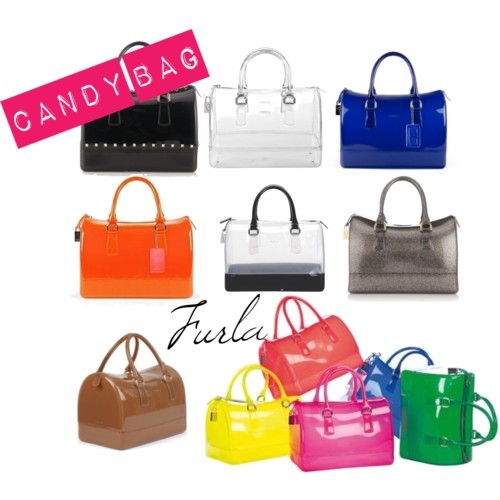 Furla,candy bag by heyjoane featuring furla bagsFurla handbag, ¥28,350FURLA Candy, ¥29,400