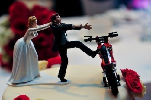 Posted 4 months ago Filed under motocross funny wedding love bike 