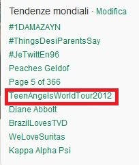 myloveisteenangels:

TeenAngelsWorldTour2012 es TT mundial&#160;!
