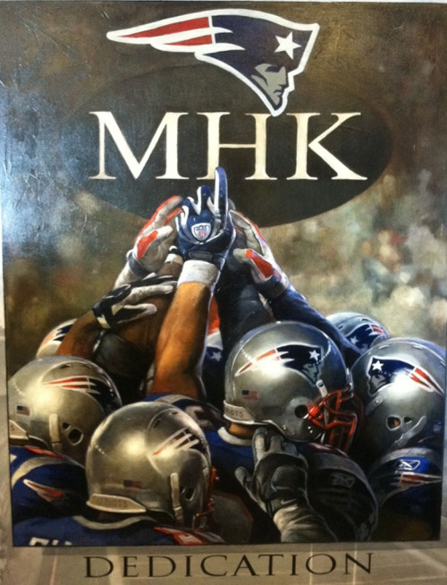 Great portrait celebrating Myra Kraft and all the good she did. Go Pats!!!