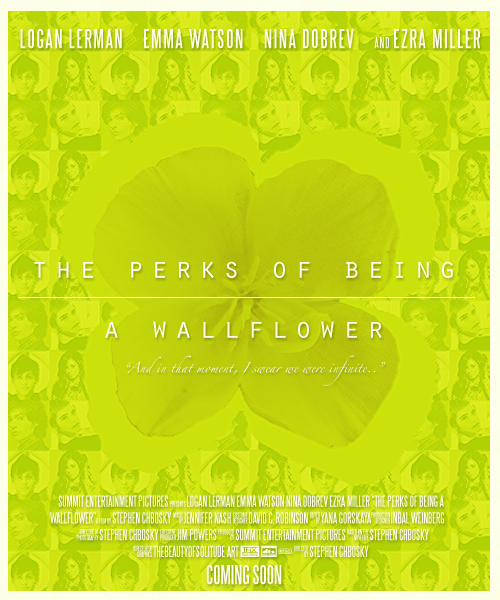 FANMADE POSTER SERIES THE PERKS OF BEING A WALLFLOWER 2012 