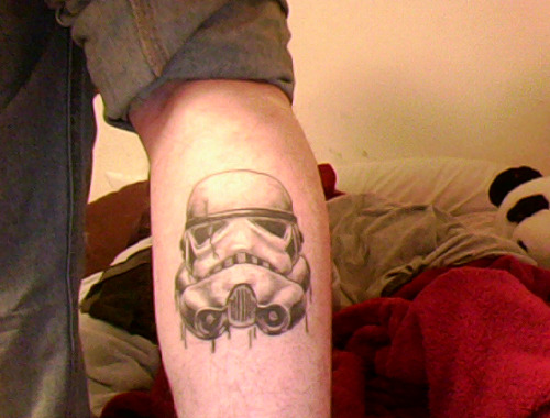 My beloved Stormtrooper tattoo I 8217ve been obsessed with Star Wars 