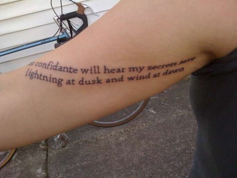 literary tattoos Tumblr