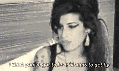 Tagged with gif black and white amy winehouse celebrity music quotes