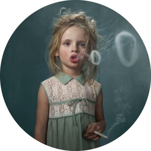 (via Frieke Janssens’ “Smoking Kids” Series | Trendland: Fashion Blog & Trend Magazine)